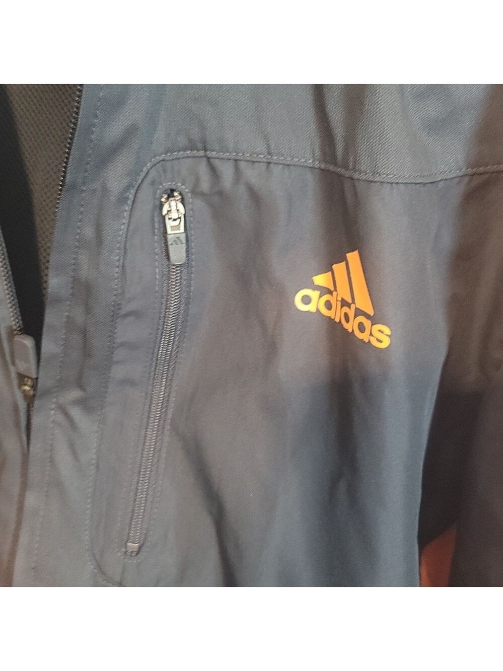 Nwot Adidas hooded windbreaker sz small - Picture 2 of 6